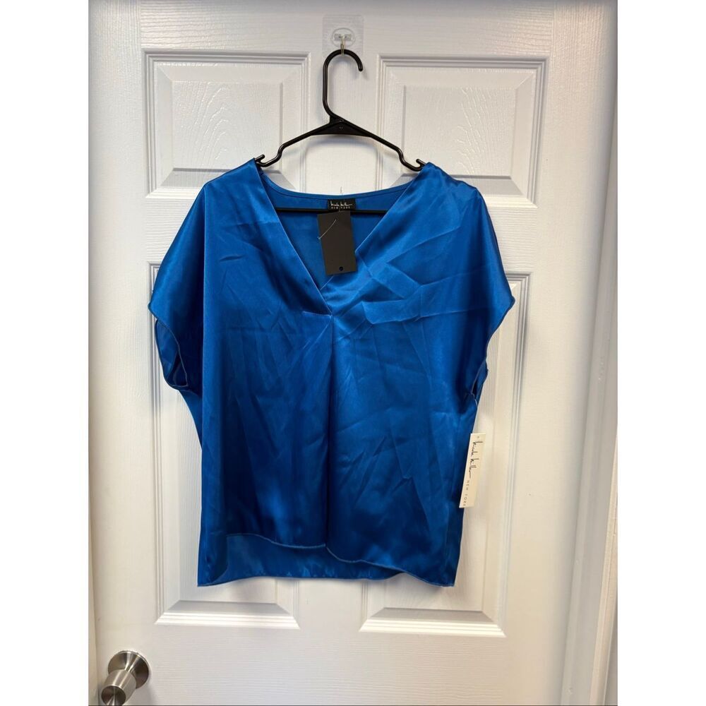 Royal Blue Nichole Miller Blouse